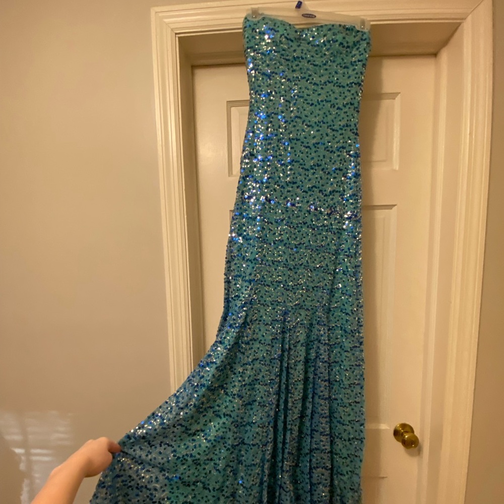 Sequin Mermaid Prom Dress
